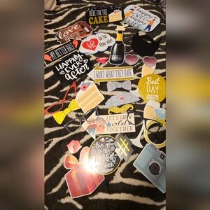 Colorful Party Photo Booth Props